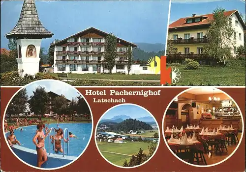 Latschach Hotel Pachernighof Schwimmbad Teilansichten Kat. Oesterreich