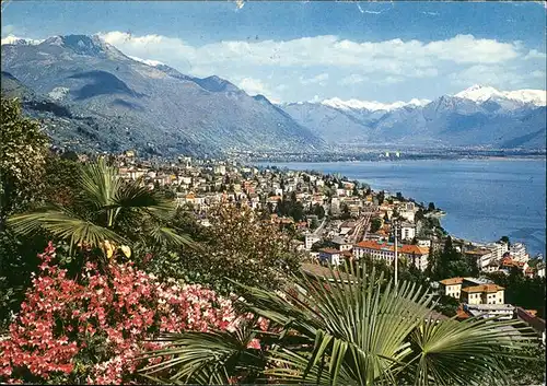 Locarno Panorama mit See und Alpen / Locarno /Bz. Locarno