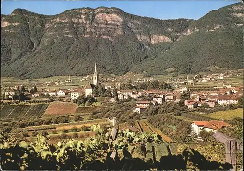 Kaltern Weinstrasse Tirol Panorama Kat. 