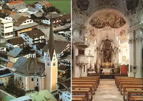 Zell Ziller Tirol Dekanalpfarrkirche zum heiligen Vitus innen aussen / Zell am Ziller /Tiroler Unterland