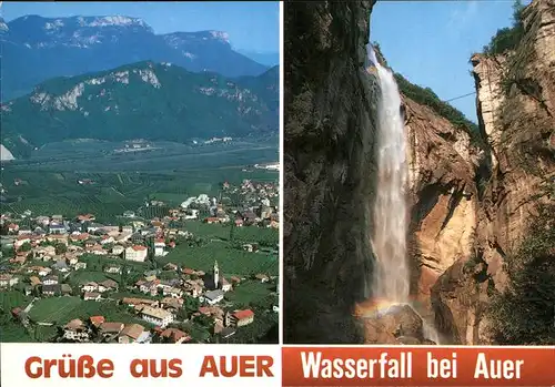 Auer Ora Suedtirol Panorama Wasserfall /  /Trentino