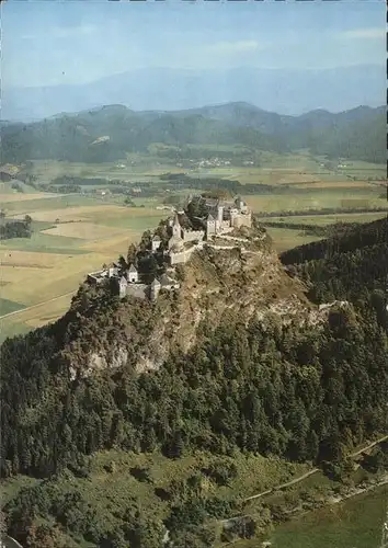 Burg Hochosterwitz Burg Fliegeraufnahme / St. Georgen am Laengsee /Unterkaernten