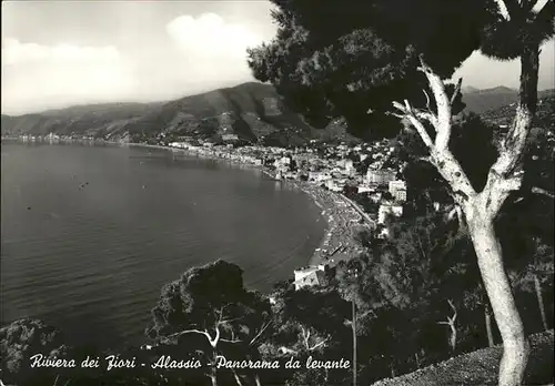 Alassio Panorama da Levante Riviera dei Fiori Kat. 