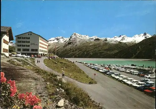 Partenen Vorarlberg Bielerhoehe Hotel Silvrettasee gegen Rosstalferner Kat. Gaschurn