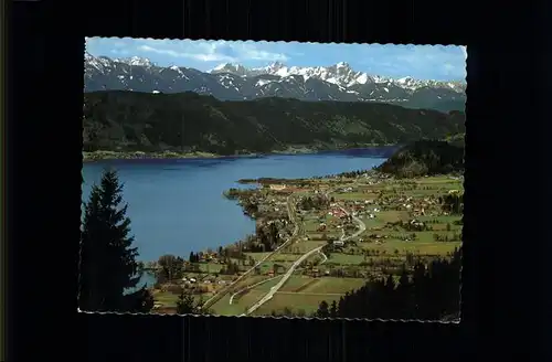 Bodensdorf Steindorf Blick gegen Julische Alpen mit Mangart Kat. Steindorf am Ossiacher See Kaernten