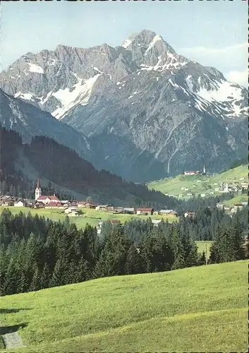 Kleinwalsertal mit Riezlern Hirschegg Mittelberg Kat. Oesterreich