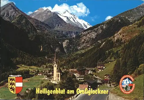 Grossglockner Wappen Heiligenblut Kat. Oesterreich