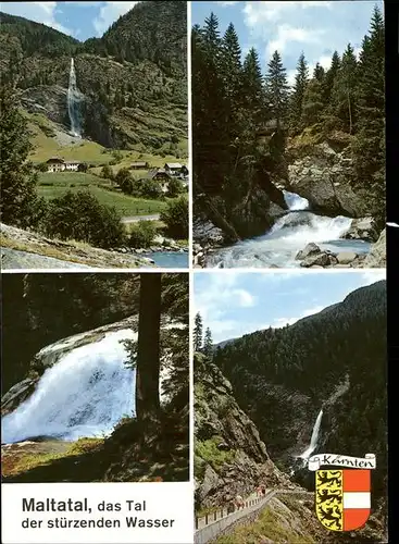 Kaernten Wappen stuerzenden Wasser Kat. Villach