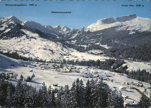 Schwarzwassertal oesterreich Hoher Ifen Winter Kat. Oesterreich