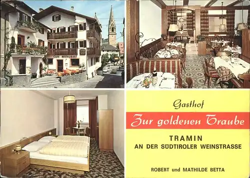 Suedtirol Weinstrasse Gasthof Zur goldenen Traube Kat. Italien