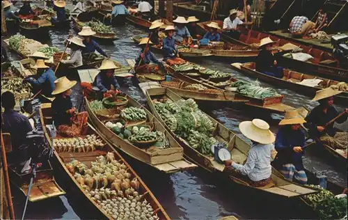 Ratchaburi Floating Market Damnernsaduok Kat. Thailand