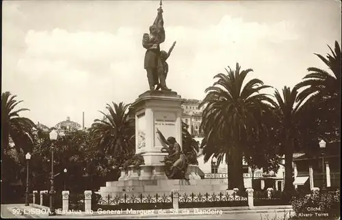 Lisboa Estatua ao General Marquez de Sa da Bandeira Kat. Portugal