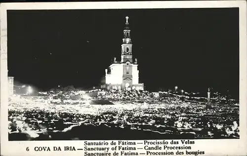 Cova da Iria Santuario de Fatima Procissao das Velas Kat. Portugal