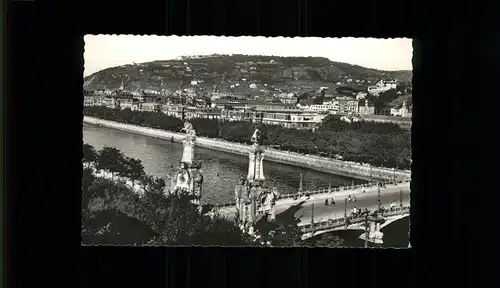 San Sebastian Guipuzcoa Monte Ulfa Puente Bruecke / Donostia-San Sebastian /Guipuzcoa