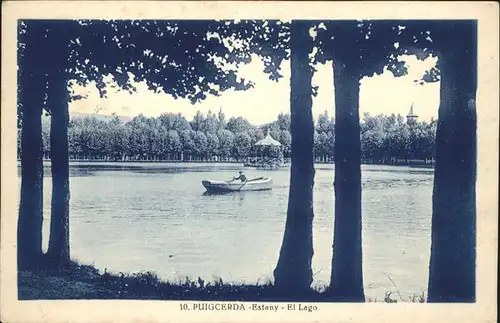 Puigcerda Estany El Lago Boot Kat. Spanien