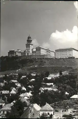 Pannonhalma Latkep az Apatsaggal Ansicht mit Abtei Kat. Ungarn