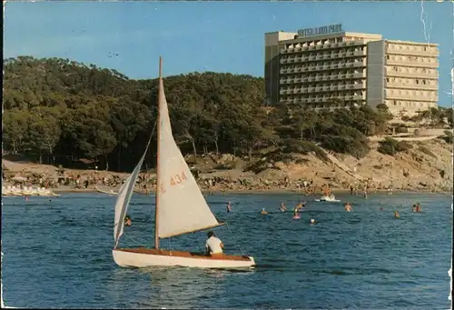 Paguera Mallorca Islas Baleares Hotel Strand Segelboot Wassersport Kat. Calvia