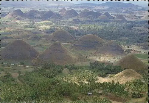 Philippinen Chocolate Hills Plateau Central Bohol Kat. Philippinen