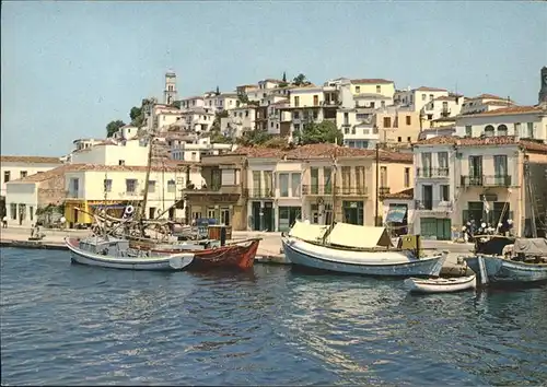 Poros Hafen Fischerboot Kat. Insel Poros