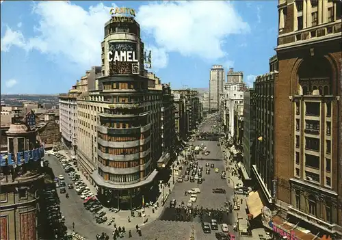 Madrid Spain Edificio de El Capitol y Avenida Jose Antonio Kat. Madrid