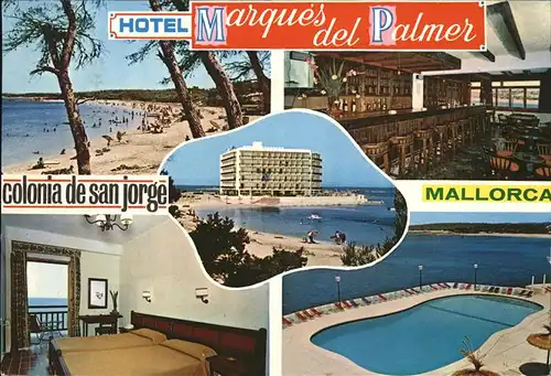 Colonia de Sant Jordi Hotel Marques del Palmer Playa Piscina Strand Swimming Pool