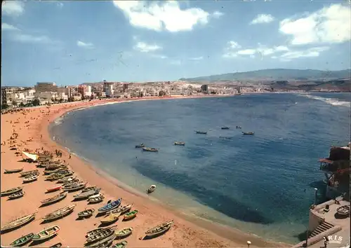 Las Canteras Vista panoramica Playa Strand Kat. Las Palmas Gran Canaria