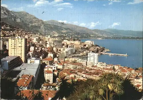 Monaco Port et vue generale sur Monte Carlo Port Kat. Monaco