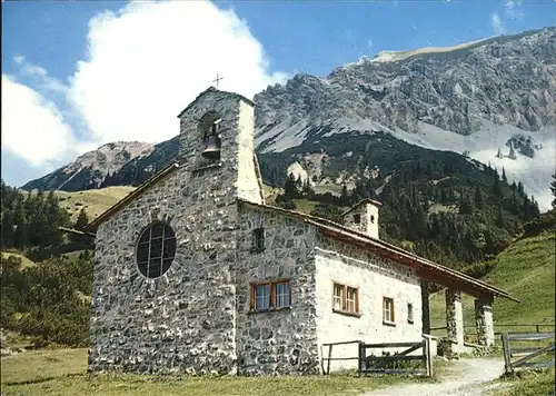 Triesenberg Friedenskapelle im Malbun Gamsgrat Kat. Liechtenstein