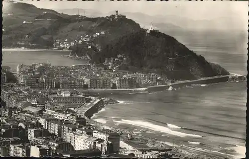 San Sebastian Guipuzcoa Vista parcial desde Ulia / Donostia-San Sebastian /Guipuzcoa