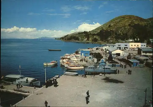 Tiquina Lago Titicaca Puerto Kat. San Pablo de Tiguina