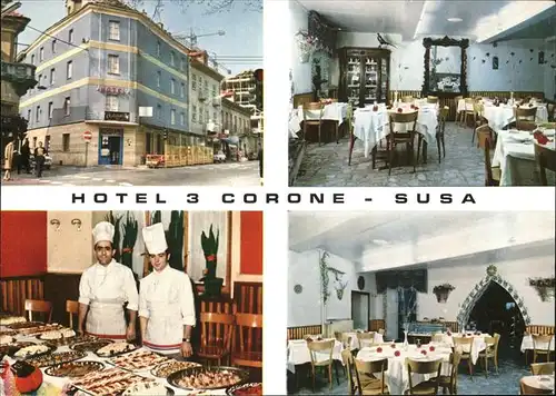 Susa Hotel 3 Corone Restaurant Kat. Turin