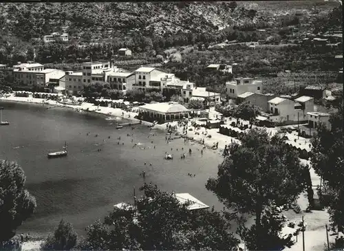 Soller Mallorca Vista parcial de la playa Strand Kat. 