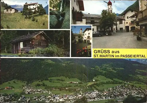 Suedtirol St. Martin Passeiertal Schildhof Wasserfall Pfandler Alm Kat. Italien