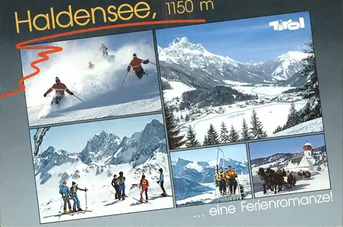 Haldensee Tirol Skigebiet Kutsche Kat. Oesterreich