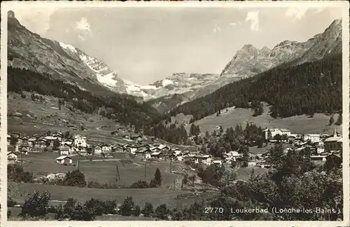 Leukerbad Loeche les Bains Kat. Loeche les Bains