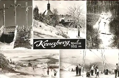 Kreuzberg Rhoen Franziskaner-Kloster im Winter /  /