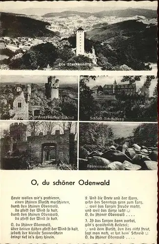 Odenwald Mit div.Schloessern