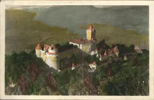 Haut Koenigsbourg Hohkoenigsburg Vue aerienne Kat. Orschwiller