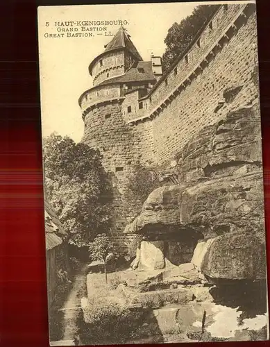 Haut Koenigsbourg Hohkoenigsburg Grand Bastion Chateau Kat. Orschwiller