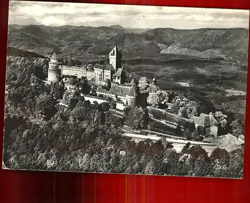 Haut Koenigsbourg Hohkoenigsburg Chateau vue aerienne Kat. Orschwiller