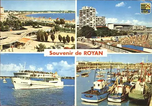 Royan Charente Maritime Plage Foncillon Bac Port Kat. Poitiers Charentes