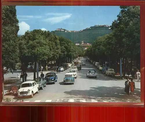 Montecatini Terme Viale G. Verdi Allee Kat. Italien