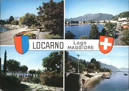 Locarno Teilansichten Lago Maggiore Wappen / Locarno /Bz. Locarno