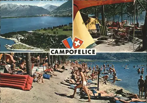 Campofelice Panorama Lago Maggiore Camping Strand