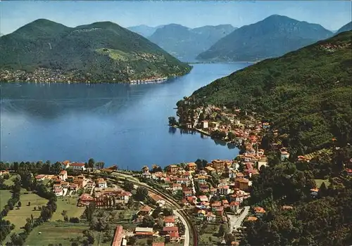 Porto Ceresio Panorama dall aereo