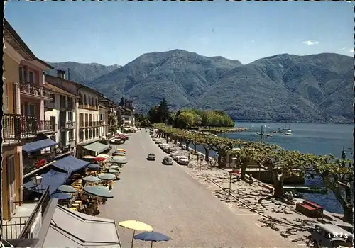 Ascona TI Uferstrasse Lago Maggiore / Ascona /Bz. Locarno