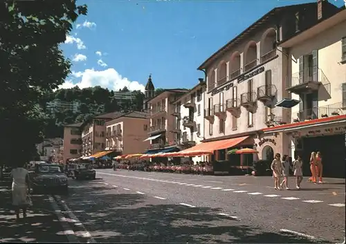 Ascona TI Strassenpartie Cafe Restaurant / Ascona /Bz. Locarno