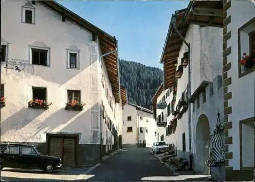 Santa Maria Val Muestair Malerische Dorfpartie Umbrailstrasse