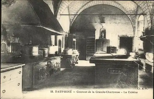 Dauphine Couvent de la Grande Chartreuse La Cuisine Kat. Grenoble