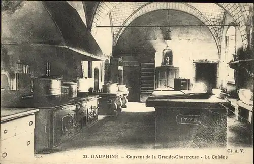 Dauphine Couvent de la Grande Chartreuse La Cuisine Kat. Grenoble